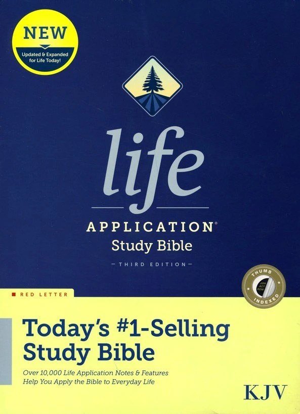 KJV Life Application Study Bible, Third Edition, Red Letter, Hardcover, Indexed