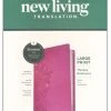 Tyndale House Publishing NLT Large Print Thinline Reference Bible, Filament Enabled Edition (Red Letter,