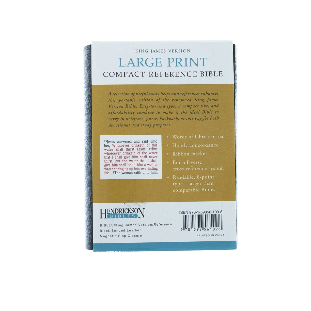 KJV Compact Reference Bible -Magnetic Closure - Image 6