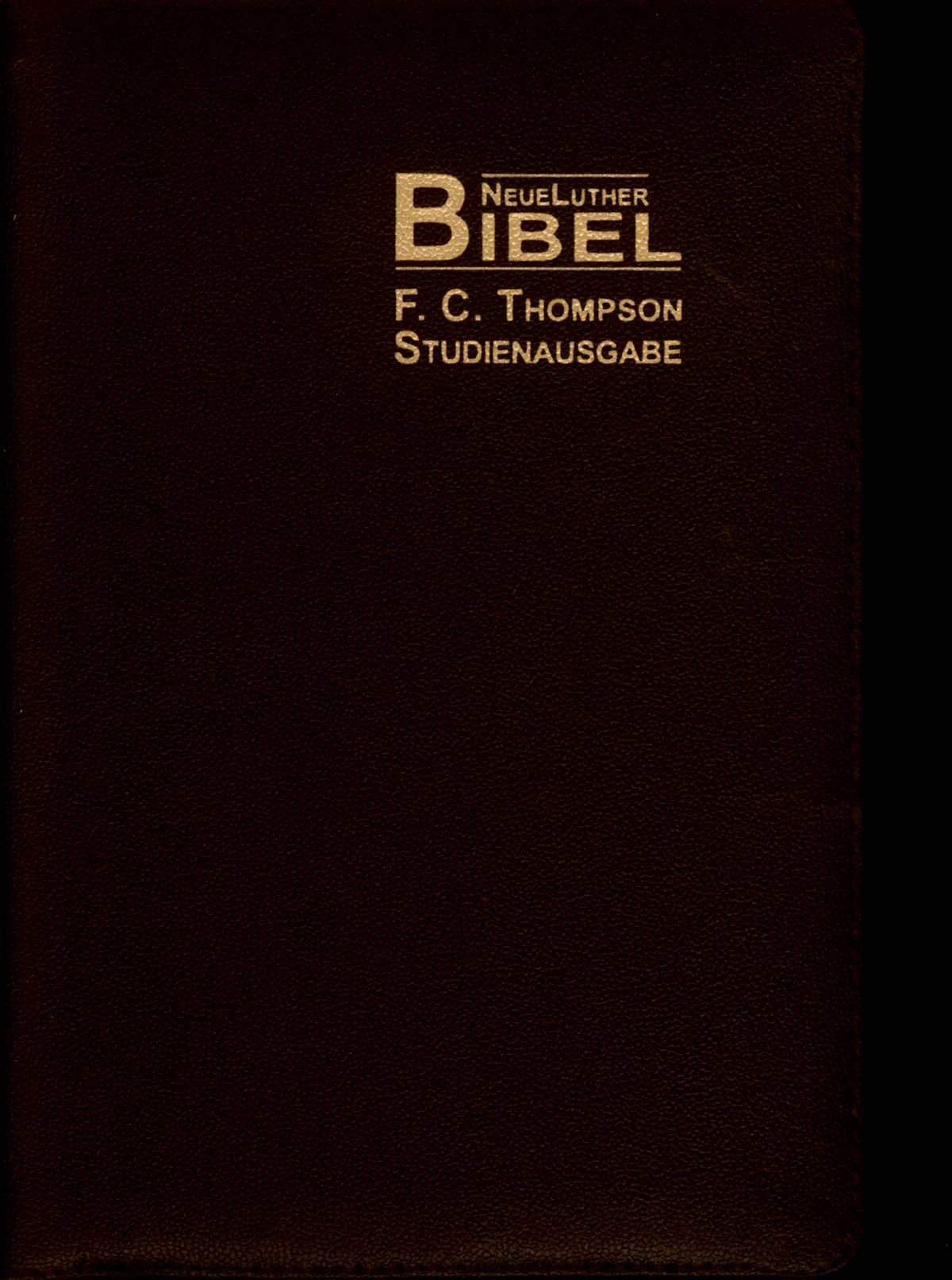Bible German Thompson RL BL Zipper
