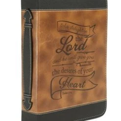 Size: Medium BC: Take Delight In The Lord, Brown And Black, Medium