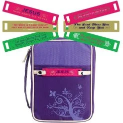Size: Medium BC: Reinforced Polyester Purple Changeable Tags Medium