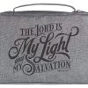 Size: Medium BC With Zippered Pocket: The Lord Is My Light – Psalm 27:1 – Medium