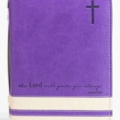 BC : The Lord Will Guide You Always Purple & Cream XXL