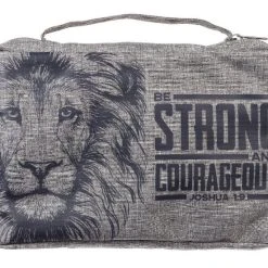 Size: Medium BC: Strong And Courageous Lion Gray – Medium