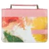 BC: Pastel Meadow Pink Watercolor Faux Leather Medium
