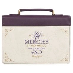 BC: His Mercies Are New Dark Amethyst Purple Fashion Large