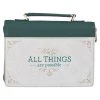 BC: All Things Are Possible Teal Tourmaline Faux Leather Fashion Medium