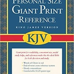 KJV Personal Size Giant Print Reference Bible Bonded Leather Black
