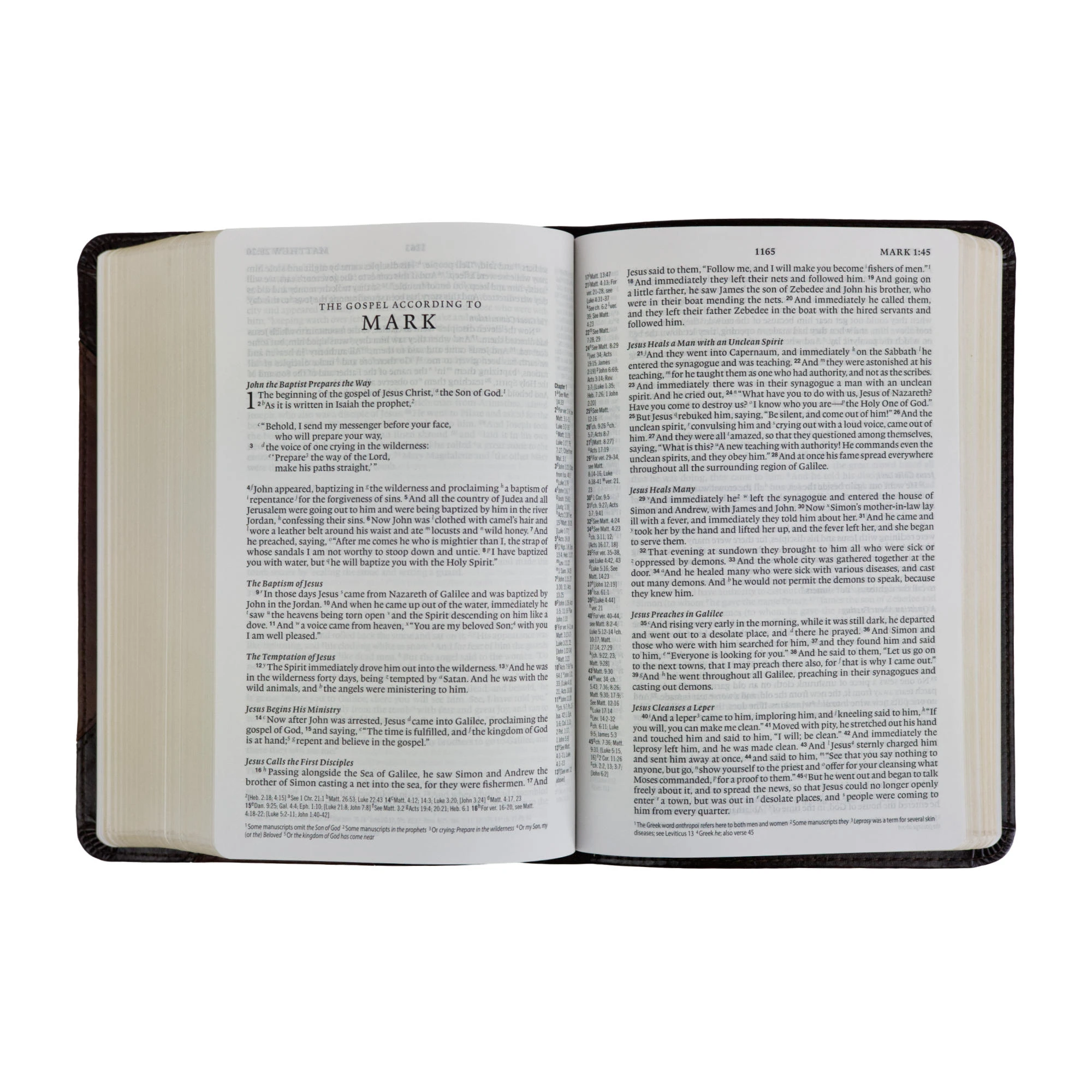 Audience: Men, Teen, Women ESV Personal Reference Bible Trutone, Brown/Walnut, Portfolio Design) - Image 2