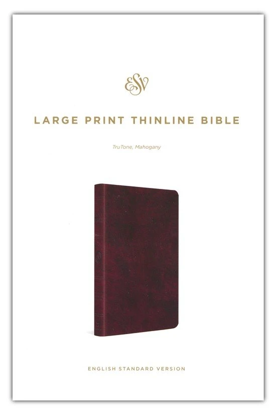 ESV Large Print Thinline Bible (Trutone, Mahogany) - Image 2