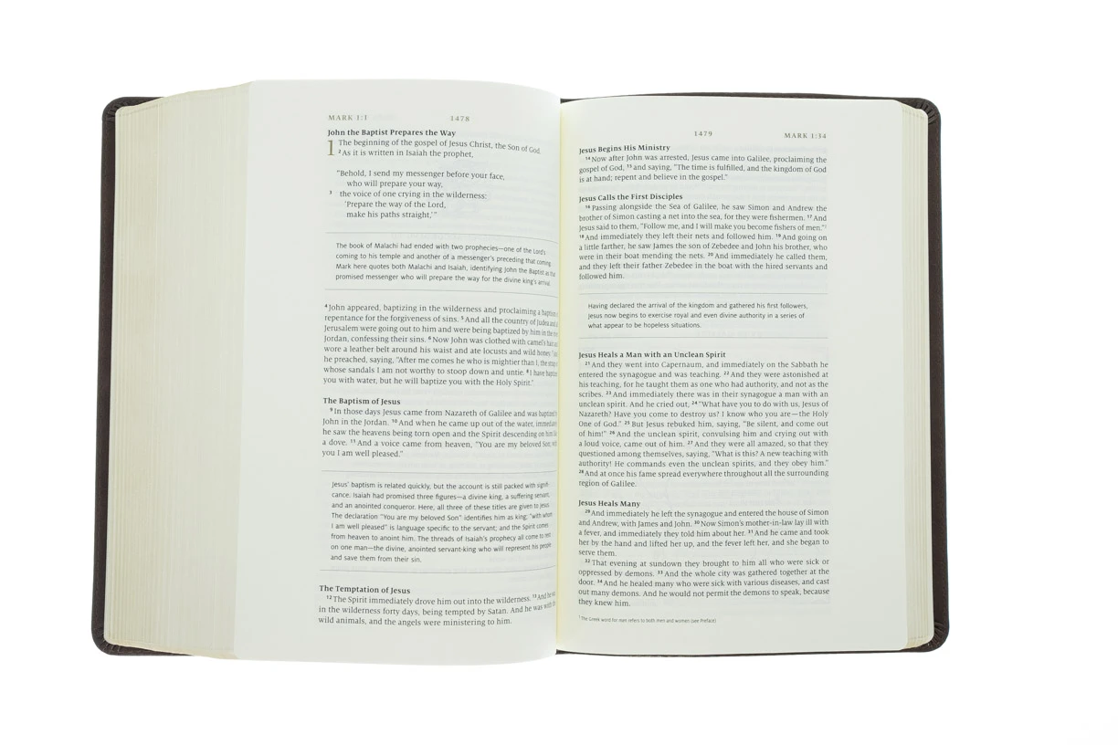 Crossway ESV Story Of Redemption Bible: Brown, TruTone - Image 5