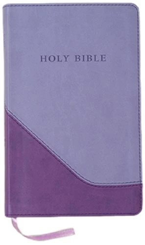 KJV Personal Size Giant Print Reference Bible -Lilac/Violet Flexisoft Leather