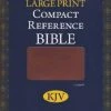 KJV Large Print Compact Reference Bible-Espresso Flexisoft