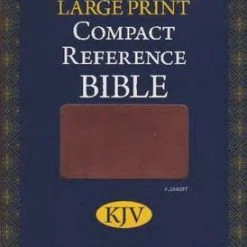 KJV Large Print Compact Reference Bible-Espresso Flexisoft
