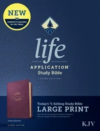 Tyndale House Publishing KJV Life Application Study Bible, Third Edition, Large Print (Red Letter, Leathe