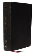 Thomas Nelson KJV Study Bible, Genuine Leather Black, Indexed, Full-Color Edition
