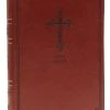 Thomas Nelson KJV, Thinline Bible, Large Print, Leathersoft, Brown