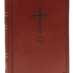 Thomas Nelson KJV, Thinline Bible, Large Print, Leathersoft, Brown
