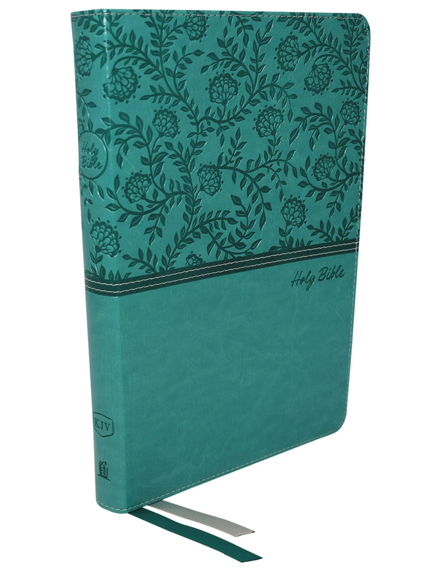Thomas Nelson KJV, Thinline Bible, Large Print, Leathersoft, Green