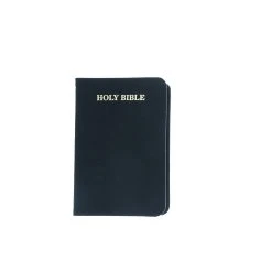 WEIGHT: 3 Lbs KJV Pocket Bible Bonded Black Leather 3 X 4.5″