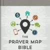 Barbour Publishing The KJV Prayer Map Bible -Gray Weave