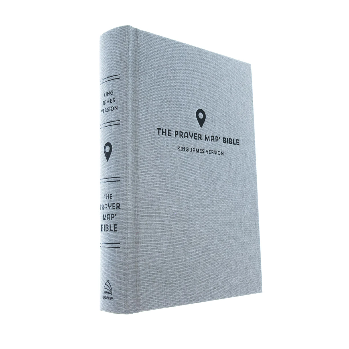 Barbour Publishing The KJV Prayer Map Bible -Gray Weave - Image 3
