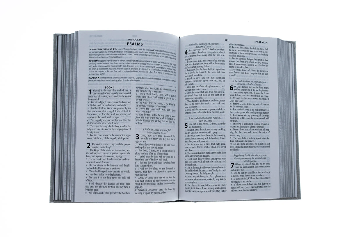 Barbour Publishing The KJV Prayer Map Bible -Gray Weave - Image 4