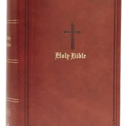 Thomas Nelson KJV Personal Size Large Print Single-Column Reference Bible – Brown