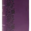 Thomas Nelson KJV Personal Size Large Print Single-Column Reference Bible – Purple