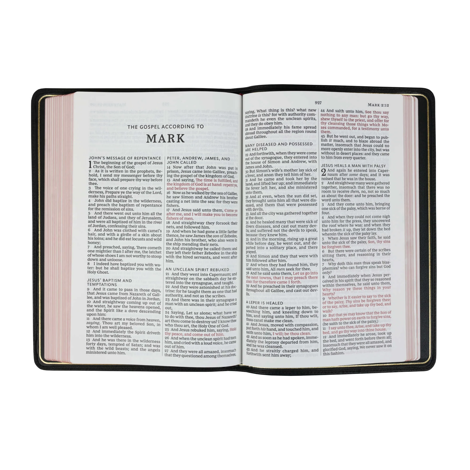 Thomas Nelson KJV Thinline Bible, Large Print – Black - Image 4
