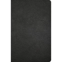 KJV Thinline Bible, Black Genuine Leather