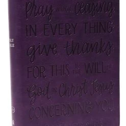 Harper Collins Canada Ltd. KJV Large Print Center-Column Reference Bible – Purple (Indexed)