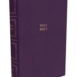 Thomas Nelson KJV Paragraph-Style Large Print Thinline Bible – Purple