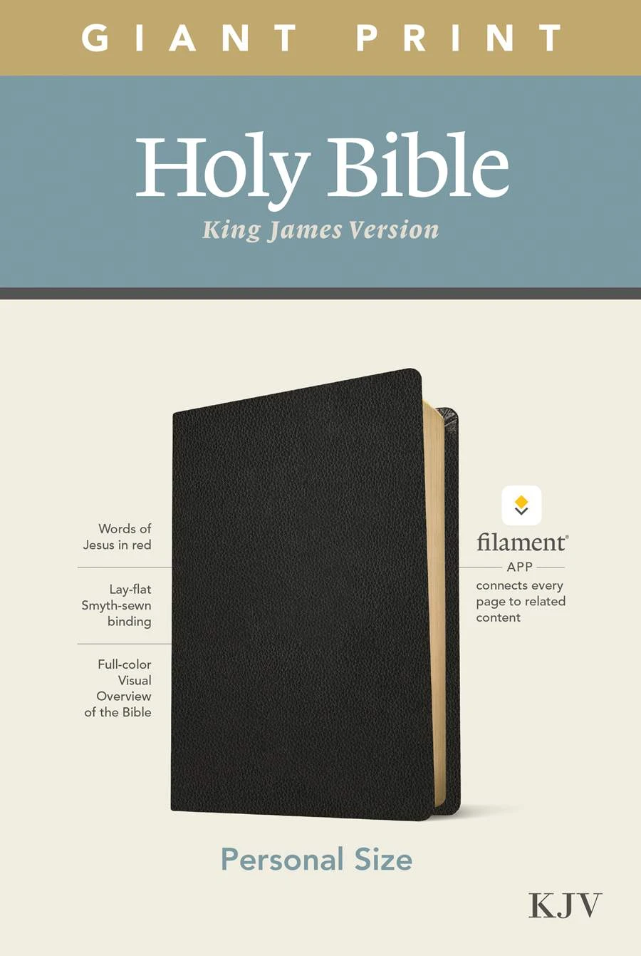 KJV Personal Size Giant Print Bible, Filament Enabled - Image 2