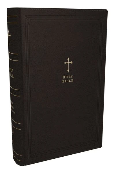 Thomas Nelson KJV Compact Reference Bible, Leathersoft, Black W/ Zipper