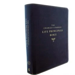 Thomas Nelson KJV, Charles F. Stanley Life Principles Bible, 2nd Edition, Leathersoft,