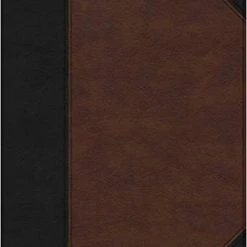 Holman Bible Publishers KJV Super Giant Print Reference Bible, Black/Brown Leathertouch