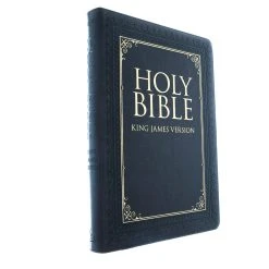 Christian Art Gifts KJV Dark Brown Faux Leather Large Print Thinline Bible