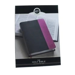 Christian Art Gifts KJV Bible Super Giant Print Grey And Pink