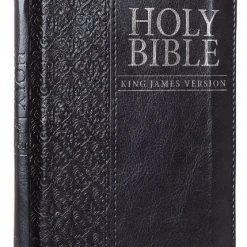 Christian Art Gifts KJV Bible Mini Pocket Black With Zipper