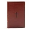 Holman Bible Publishers KJV Large Print Personal Size Reference Bible, Brown Leathertouch