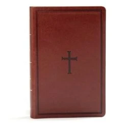 Holman Bible Publishers KJV Large Print Personal Size Reference Bible, Brown Leathertouch