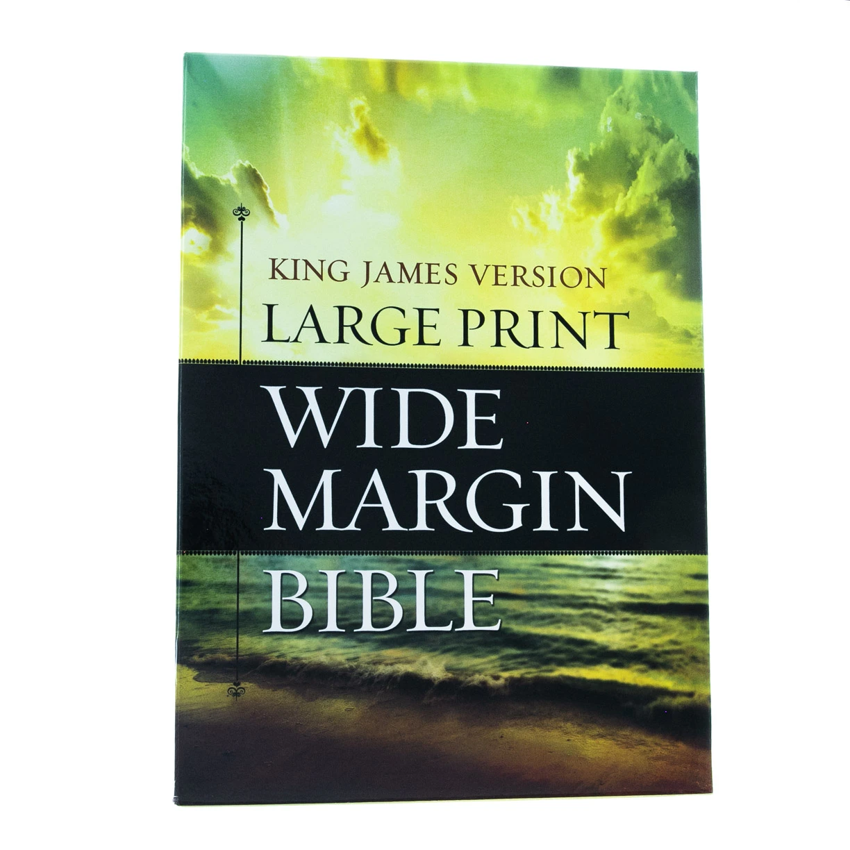 WEIGHT: 0 Lbs KJV Large Print Wide Margin Bible Brown Flexisoft Leather - Image 4