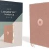 Zondervan NIV Larger Print Compact Leathersoft Pink Bible