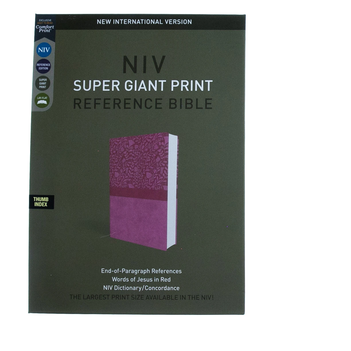 Zondervan NIV Super Giant Print Reference Bible, Leathersoft, Pink - Image 2