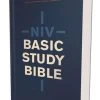 Zondervan NIV Basic Study Bible, Economy Edition, Paperback, Blue