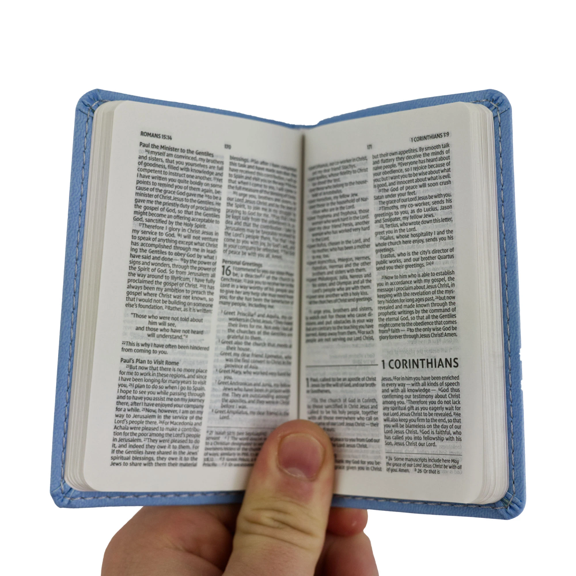 Zondervan NIV Tiny Testament Bible, New Testament – Blue - Image 3