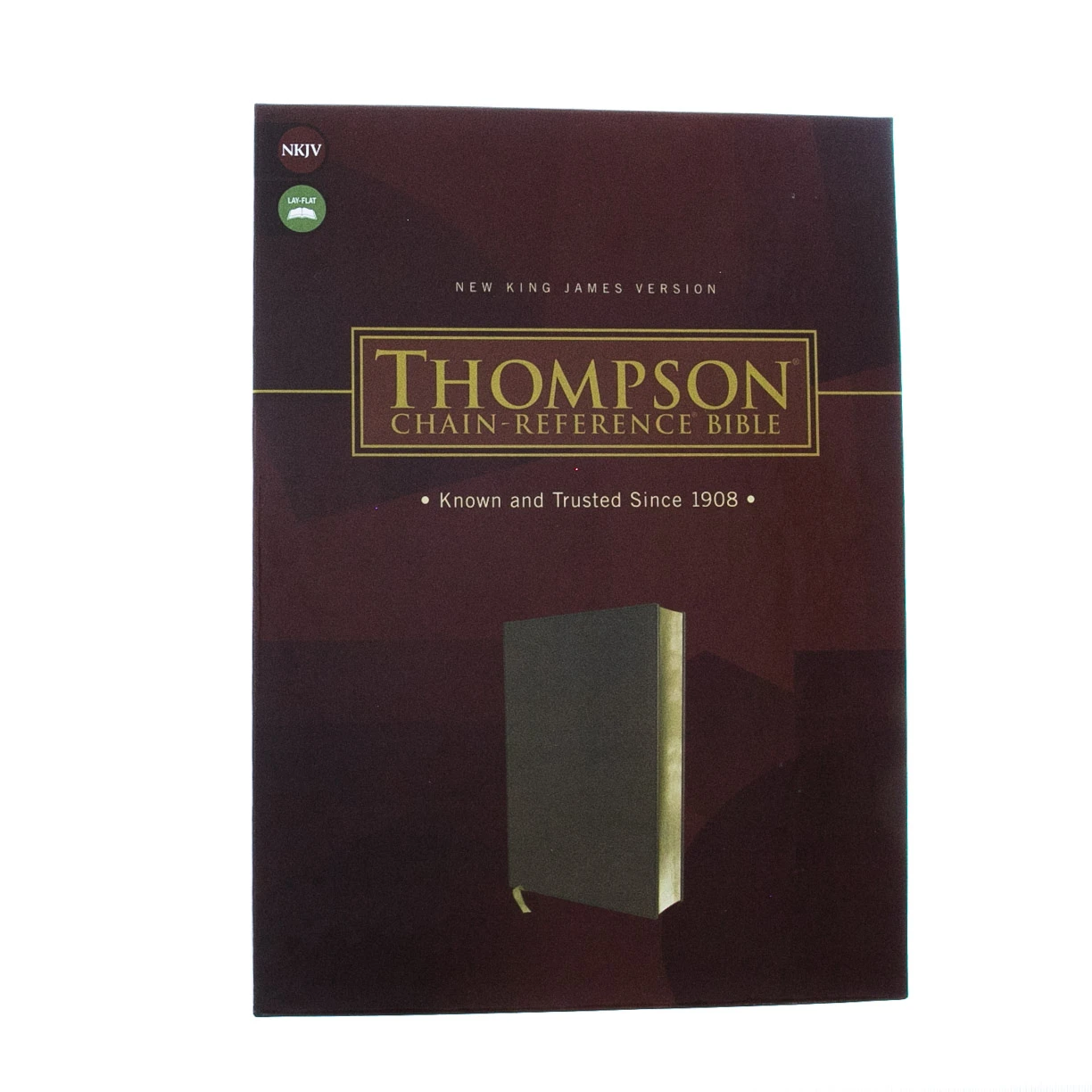 Zondervan NKJV, Thompson Chain-Reference Bible, Leathersoft, Brown, Red Letter - Image 2
