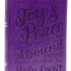 Thomas Nelson NKJV Holy Bible For Kids, Verse Art Cover, Purple
